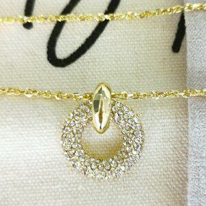 Gold and Silver Pendant Necklace